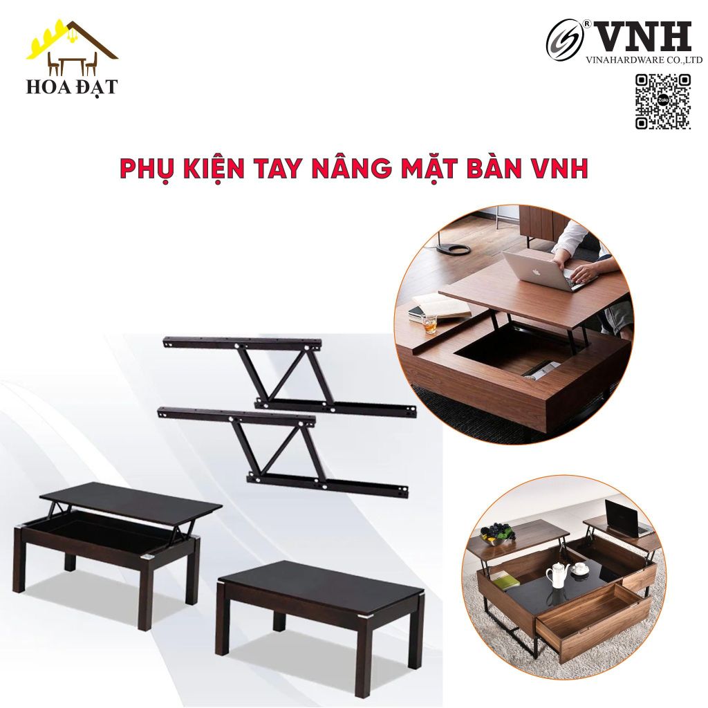 Phụ kiện tay nâng mặt bàn Vinahardware