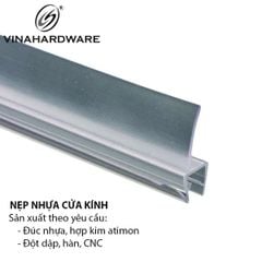 Nẹp nhựa U cửa kính