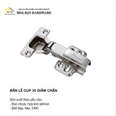 Bản lề cup 35mm giảm chấn đế cố định - Mã 1200.2.01331