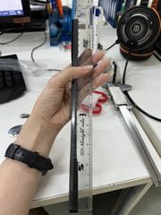 Tay Nắm Tủ Nhôm Màu Đen Loại Nặng 1316.4.04111