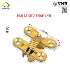 Bản lề chữ thập,kích thước 13x40mm - Mã 1260.2.11597