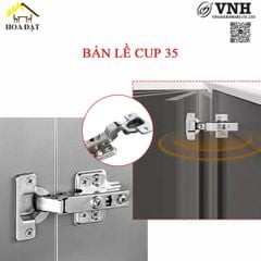 Bản lề cup 35mm giảm chấn đế cố định - Mã 1200.2.01331