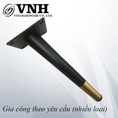 Chân ghế sofa, loại nghiêng vàng đen cao cấp Vinahardware