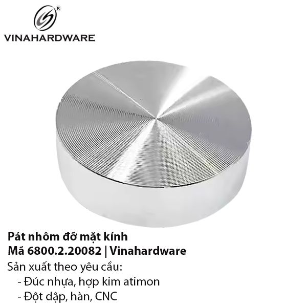 Pát Nhôm CNC Đỡ Kính Bàn – Mã 6800.2.20082 Vinahardware