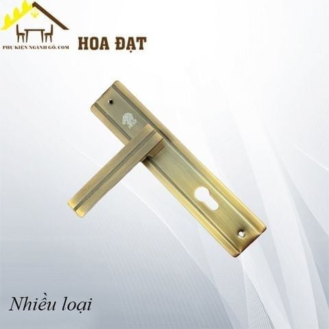Khóa Cửa Tay Gạt Hợp Kim Màu Đồng Cổ – Mã 1511.2.24277