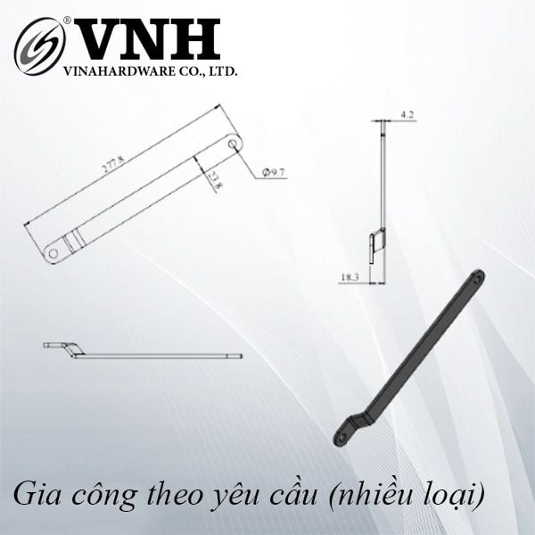 Phụ kiện tay nâng sofa, trọng tải lớn Vinahardware dành cho sản phẩm xuất khẩu