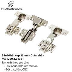 Bản lề cup 35mm giảm chấn đế cố định - Mã 1200.2.01331