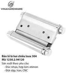 Bản Lề Cửa Hai Chiều Inox 304 - Mã 1230.2.94120