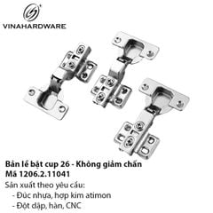 Bản lề nắp bật cup Ø26mm - Mã 1206.2.11041