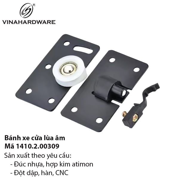 Bánh xe cửa lùa âm cánh tủ - Mã 1410.2.00309
