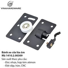 Bánh xe cửa lùa âm cánh tủ - Mã 1410.2.00309