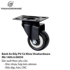 Bánh Xe PU Không Khóa – Mã 1401.4.13050