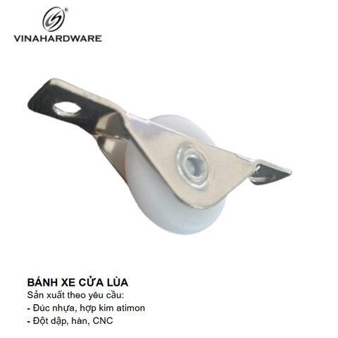Bánh xe cửa lùa phi 25mm - Mã 1410.2.00025