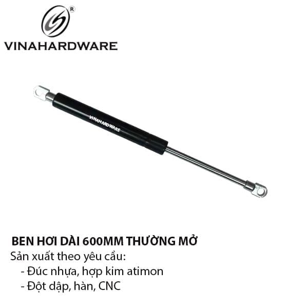 Ben hơi dài 600mm thường mở - nhiều loại lực đẩy - Mã 1800.2.80500