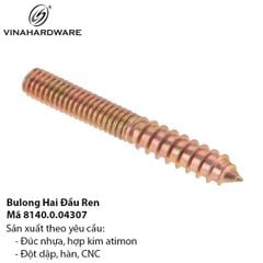Bulong Hai Đầu Kết Hợp Gỗ – Kim Loại | Mã 8140.0.04307 – Gia Công OEM