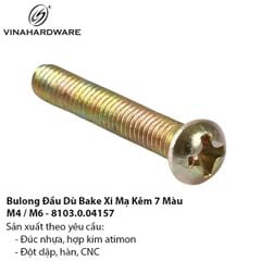 Bulong Đầu Dù Mạ Kẽm 7 Màu - Mã 8103.0.04157
