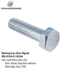 Bulong Lục Giác Ngoài Xi Mạ Kẽm Xanh – Mã 8104.0.10204