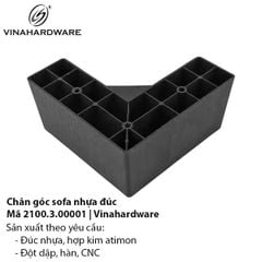 Chân góc sofa nhựa đúc – Mã 2100.3.00001 | Vinahardware