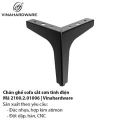 Chân Sắt Sơn Tĩnh Điện Cho Sofa - Mã 2100.2.01006