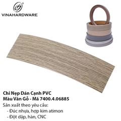 Cuộn Chỉ Dán Cạnh PVC Vân Gỗ – Mã 7400.4.06880