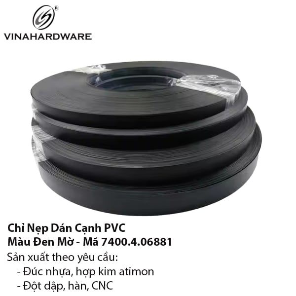 Cuộn Chỉ Dán Cạnh PVC Vân Gỗ – Mã 7400.4.06880
