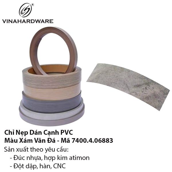 Cuộn Chỉ Dán Cạnh PVC Vân Gỗ – Mã 7400.4.06880