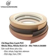 Cuộn Chỉ Dán Cạnh PVC Vân Gỗ – Mã 7400.4.06880