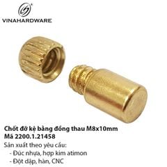 Bộ Chốt Đồng Âm Dương Đỡ Kệ - Mã 2200.1.21458