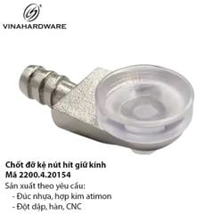 Chốt Đỡ Kệ Kính Có Nút Hít 2200.4.20154