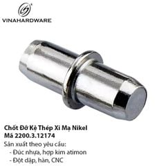 Chốt Gài Kệ Thép Mạ Nikel – Mã 2200.3.12174