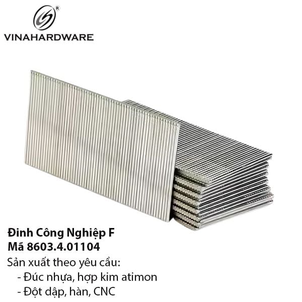Đinh F Mạ Kẽm 8603.4.01104 – Dùng Cho Súng Bắn Đinh Hơi