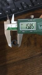 Nút bạc nhựa phi 12mm, có vai, màu đen - VNH12812 (Kg)