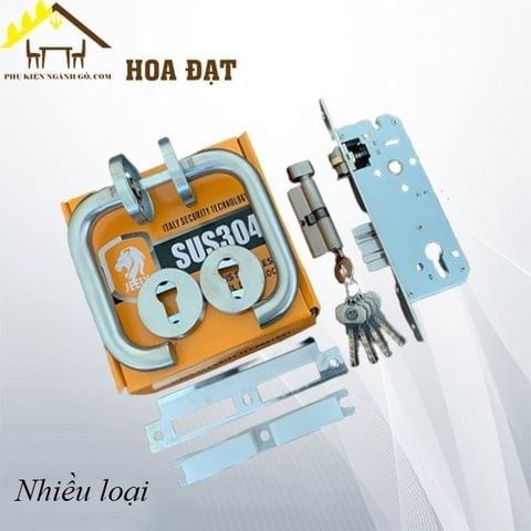 Khóa Cửa Tay Gạt Phân Thể Inox 304 - Mã 1511.2.11003