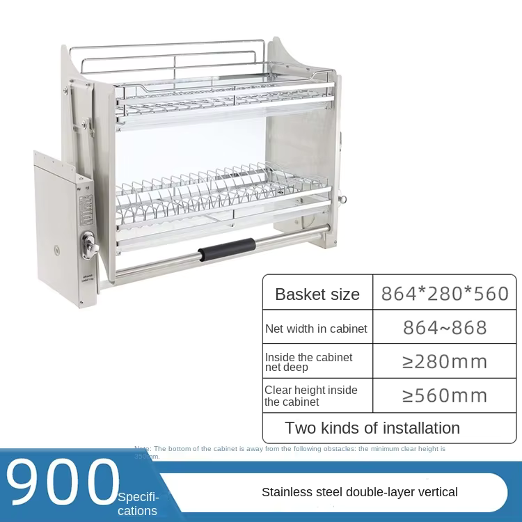 Giá nâng hạ bát đĩa Inox 304 – Vinahardware