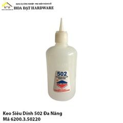 Keo Dán 502 Siêu Nhanh – Chuyên Dụng Đa Chất Liệu – Mã 6200.3.50220
