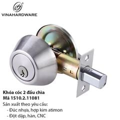 Khóa cóc chìa đôi cho cửa văn phòng – Vinahardware 1510.2.11081