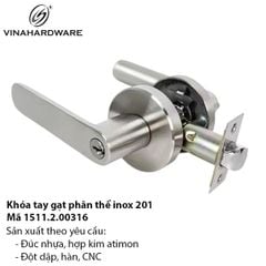 Giải Pháp Khóa Tay Gạt Inox 201 – Mã 1511.2.00316