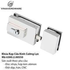 Khóa Kẹp Cửa Đi Kính Cường Lực – Mã 6300.2.00550