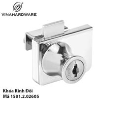 Khóa Cửa Tủ Kính – Mã 1501.2.02605 – Cho Tủ Kính, Tủ Văn Phòng
