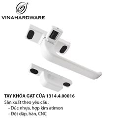 Tay khóa gạt cửa sổ mở ngoài – Mã 1314.4.00016