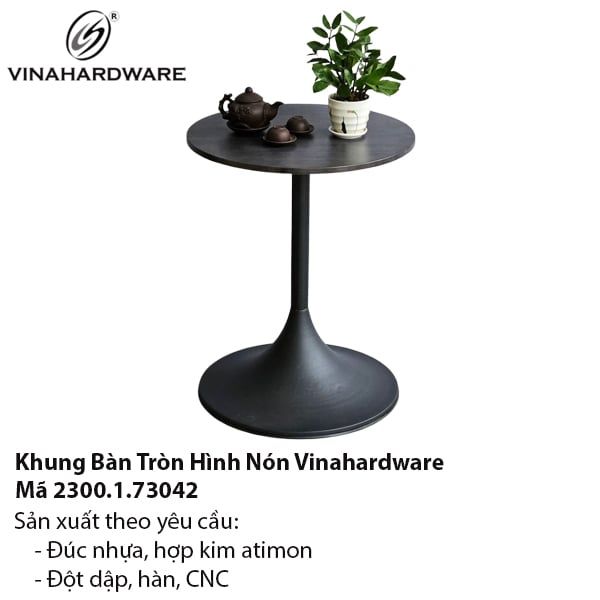 Chân Bàn Trụ Tròn Hình Nón – Mã 2300.1.73042