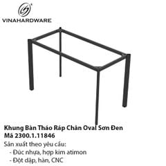 Khung Bàn Thép Sơn Tĩnh Điện Oval Lắp Ráp – Vinahardware 2300.1.11846