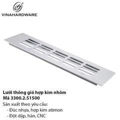 Lưới thoáng tủ bằng nhôm – Mã 3300.2.51500