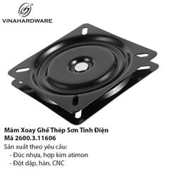 Mâm Xoay 360 Độ Sơn Tĩnh Điện – Mã 2600.3.11606