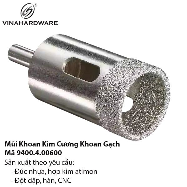 9400.4.00600 – “Chuyên Gia Khoan Gạch Porcelain & Kính Cường Lực”