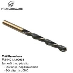Mũi khoan inox - Mã 9401.4.00033