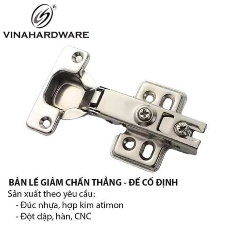 Bản lề cup 35mm giảm chấn đế cố định - Mã 1200.2.01331