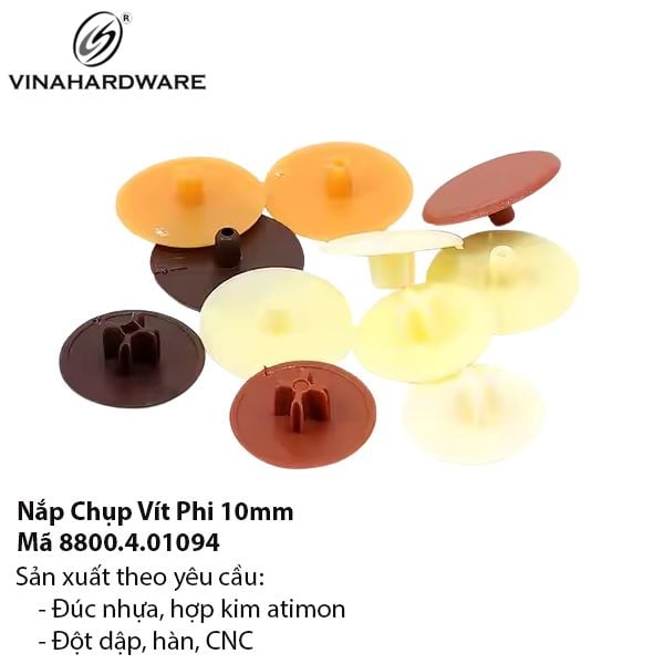 Nút chụp vít 10mm - Mã 8800.4.00108