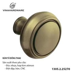 Núm Tay Nắm Đồng Thau 1305.2.25270 – Bền Vững Theo Thời Gian