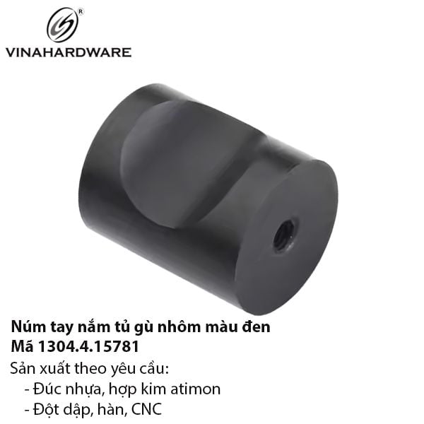 Tay Nắm Gù Nhôm Đen – Mã 1304.4.15781